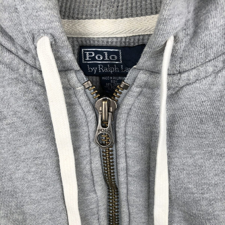 Ralph Lauren POLO by Ralph Lauren Sweat Full Zip Hoodie Men's XL cotton gray type Vintage Second Hand