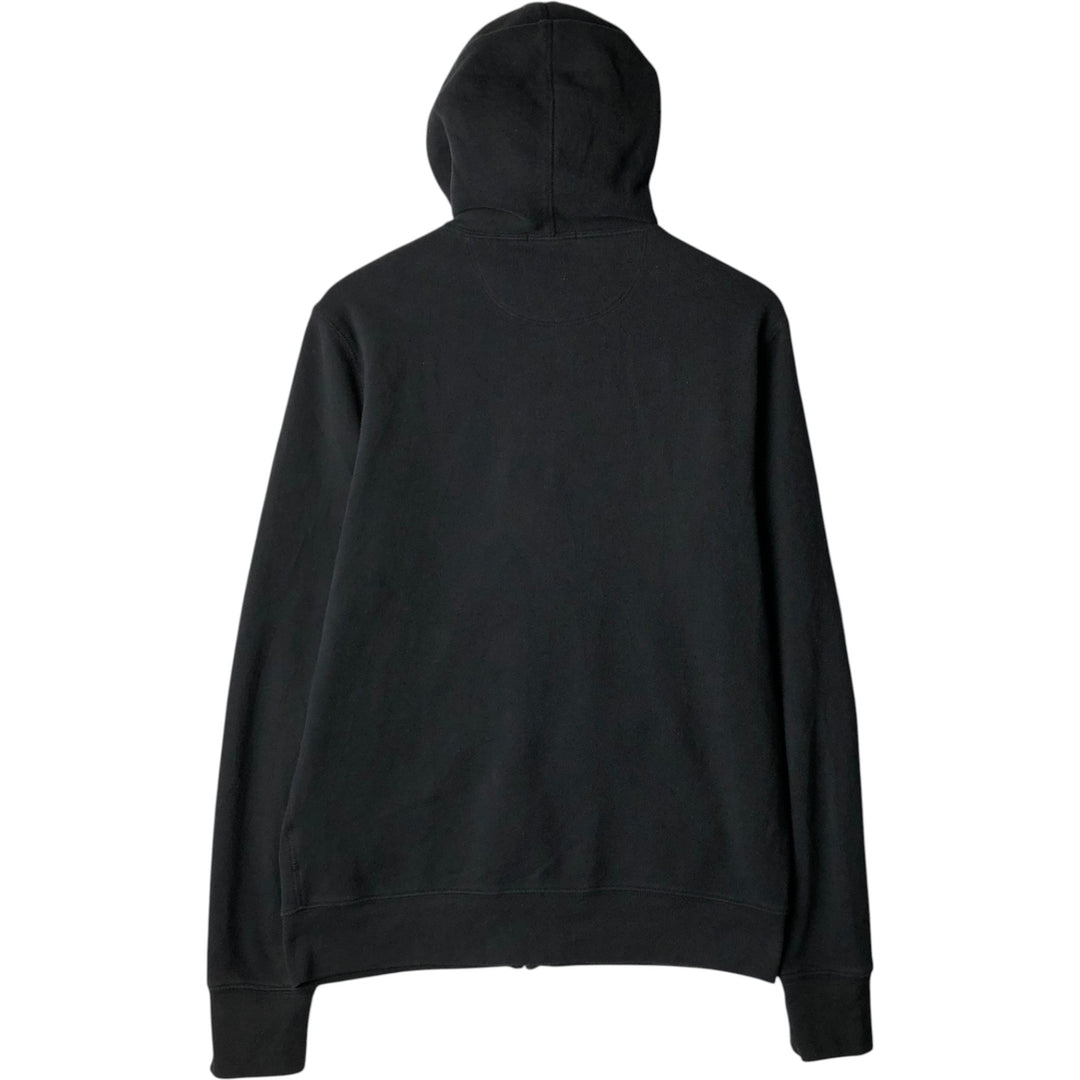Burberry's BRIT Sweat Full-Zip Hoodie, Men's Size L (approx.) cotton black type Vintage Second Hand