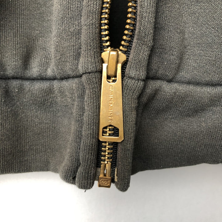 Carhartt RAIN DEFENDER Sweat Full Zip Hoodie Men's XL cotton gray type Vintage Second Hand