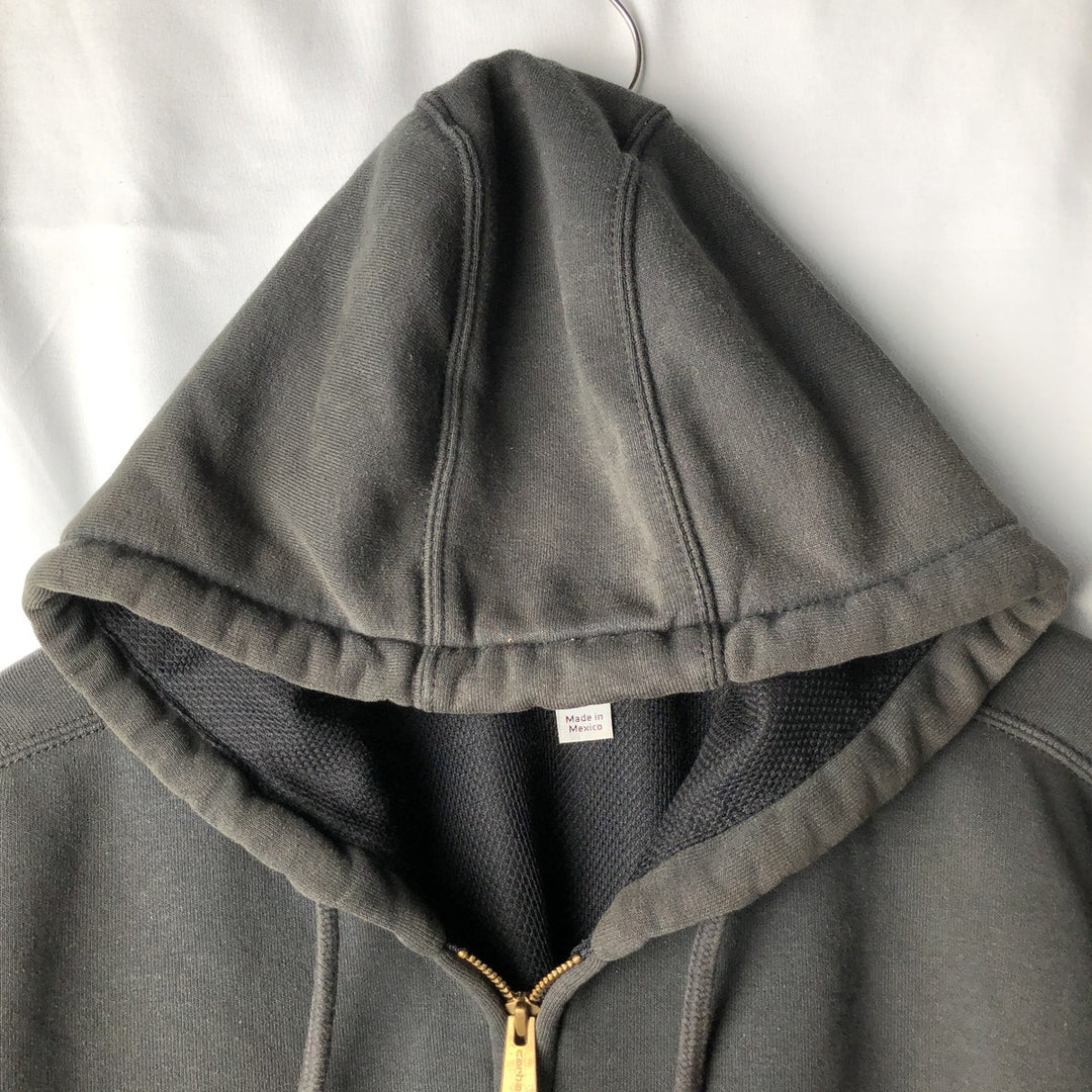 Carhartt RAIN DEFENDER Sweat Full Zip Hoodie Men's XL cotton gray type Vintage Second Hand