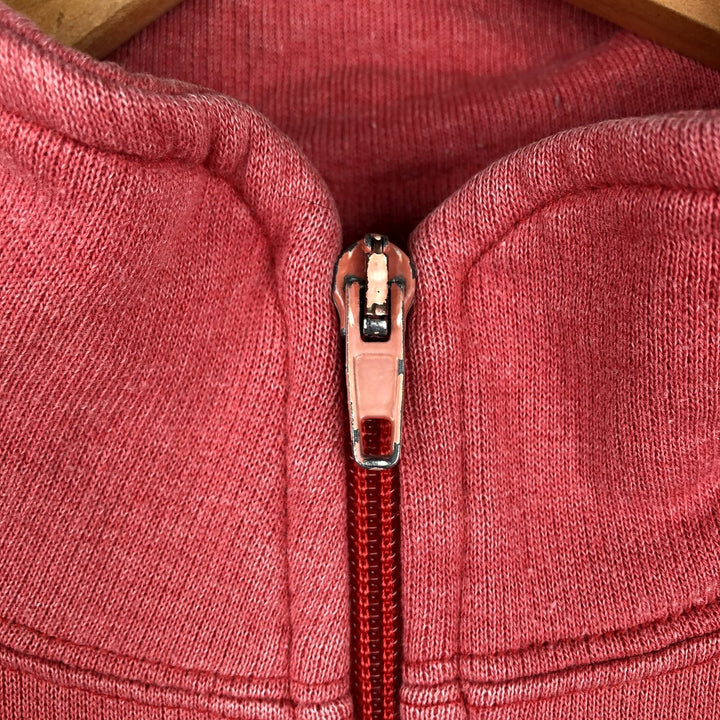 80s-90'S Adidas full-zip sweatshirt, Italian made, men's size L equivalent, vintage. cotton pink type Vintage Second Hand