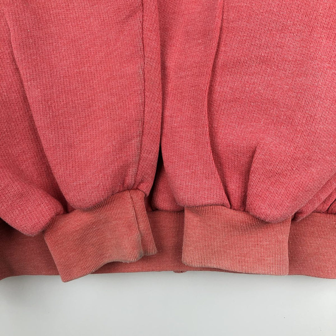 80s-90'S Adidas full-zip sweatshirt, Italian made, men's size L equivalent, vintage. cotton pink type Vintage Second Hand