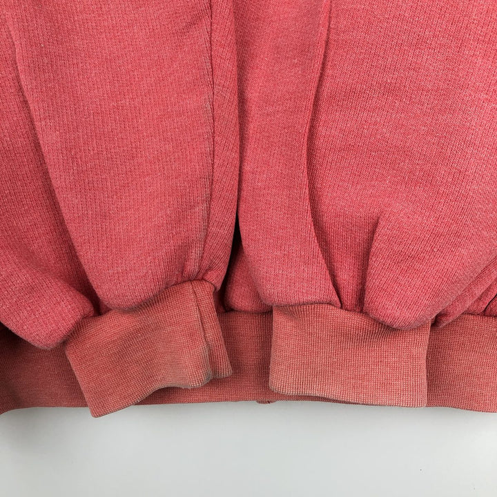 80s-90'S Adidas full-zip sweatshirt, Italian made, men's size L equivalent, vintage. cotton pink type Vintage Second Hand