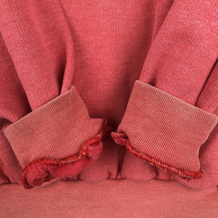 80s-90'S Adidas full-zip sweatshirt, Italian made, men's size L equivalent, vintage. cotton pink type Vintage Second Hand