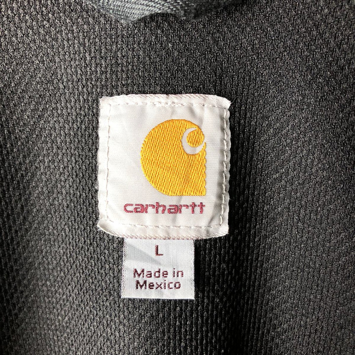 Carhartt Sweat Full Zip Hoodie Men's L size cotton gray type Vintage Second Hand