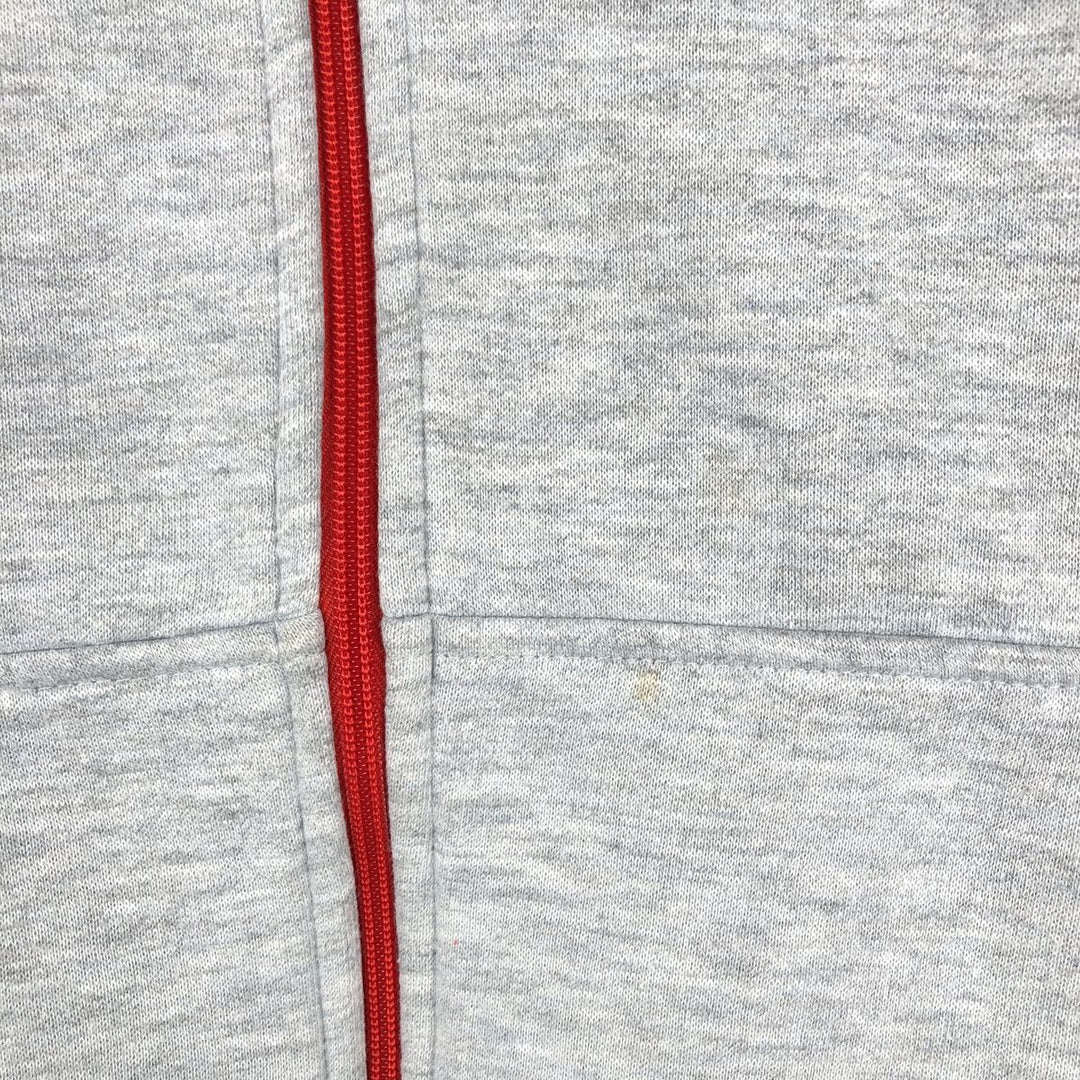 80'S Adidas Trefoil Logo Full-Zip Sweatshirt, Men's Size L (approx.), Vintage unclear gray type Vintage Second Hand