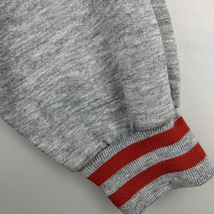 80'S Adidas Trefoil Logo Full-Zip Sweatshirt, Men's Size L (approx.), Vintage unclear gray type Vintage Second Hand