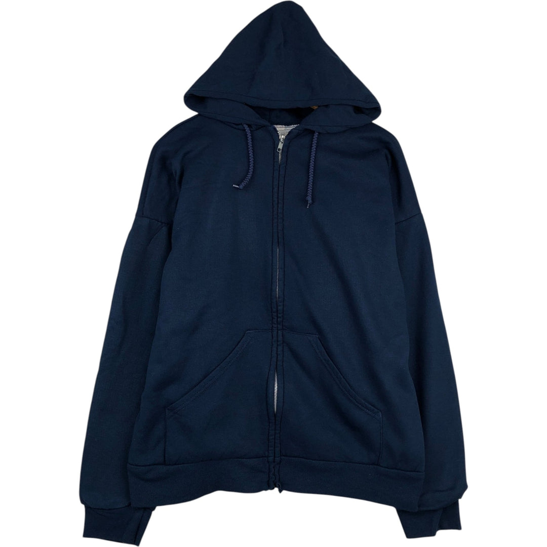 Men's full-zip sweatshirt XL unclear navy blue type Vintage Second Hand
