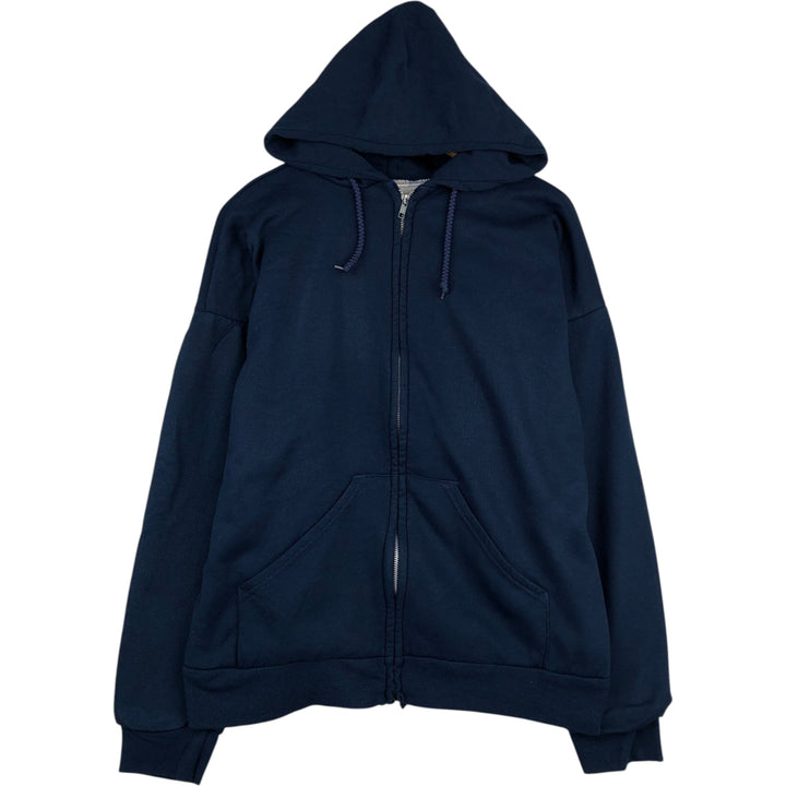 Men's full-zip sweatshirt XL unclear navy blue type Vintage Second Hand