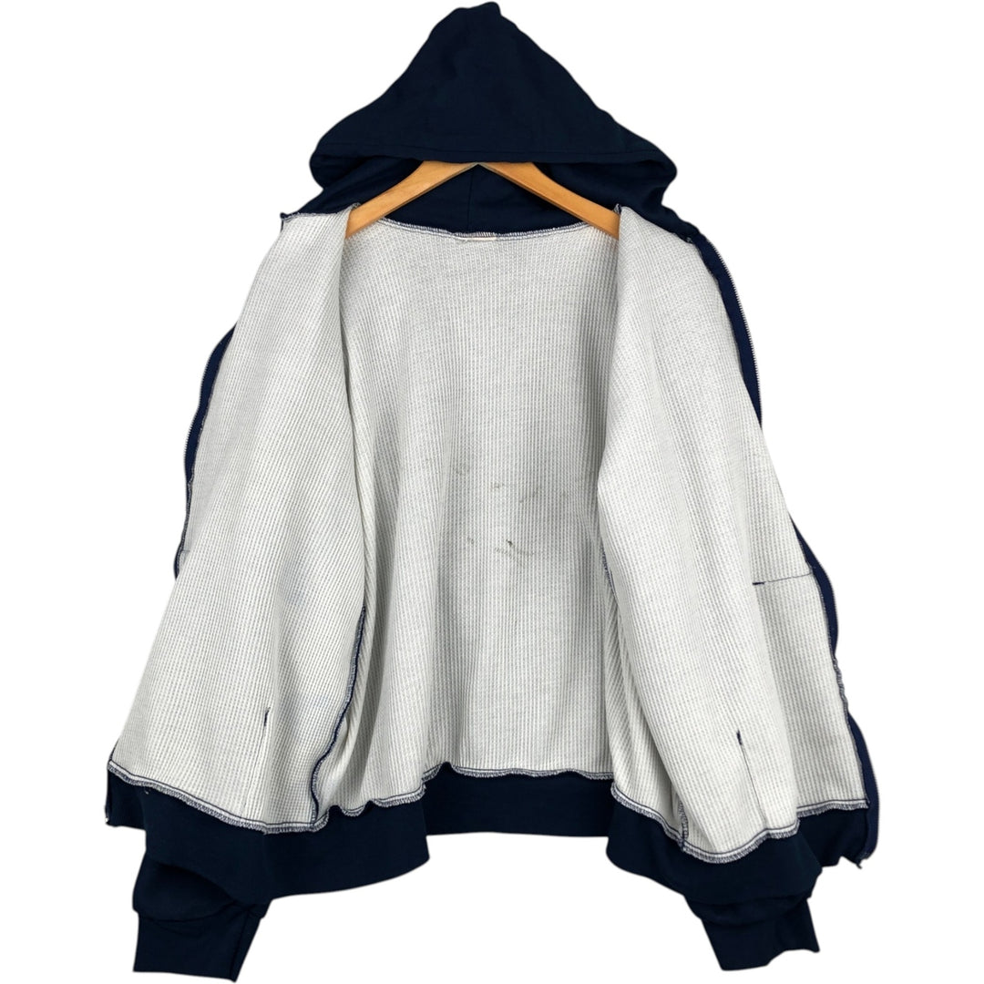 Men's full-zip sweatshirt XL unclear navy blue type Vintage Second Hand