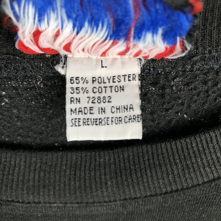 NFL Dallas Cowboys sweatshirt, men's size L (approx.) polyester black type Vintage Second Hand