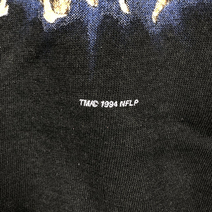 NFL Dallas Cowboys sweatshirt, men's size L (approx.) polyester black type Vintage Second Hand