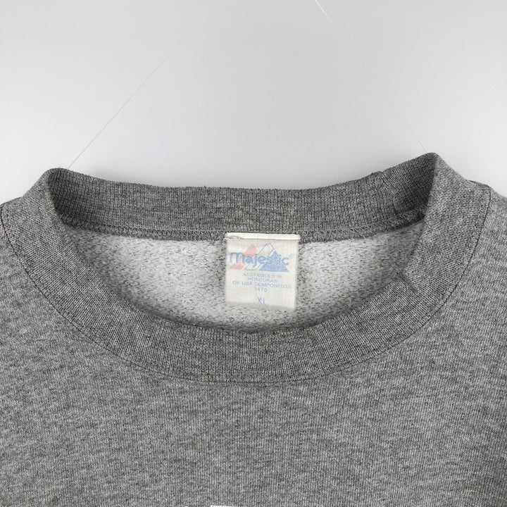 Vintage 90'S Majestic MLB New York Yankees sweatshirt, size XL, men's unclear gray type Vintage Second Hand