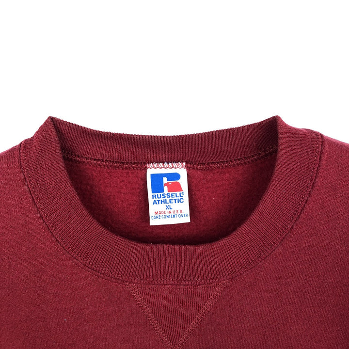 90'S Russell NFL Washington Redskins Print Sweatshirt, Made in USA, Men's XL (approx.), Vintage cotton red type Vintage Second Hand