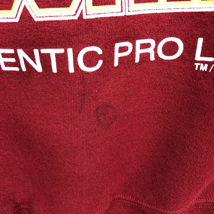 90'S Russell NFL Washington Redskins Print Sweatshirt, Made in USA, Men's XL (approx.), Vintage cotton red type Vintage Second Hand