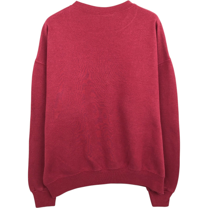 90'S Lee SPORT NFL Washington Redskins Print Sweatshirt, Made in USA, Men's Size L (approx.) cotton wine-red Vintage Second Hand