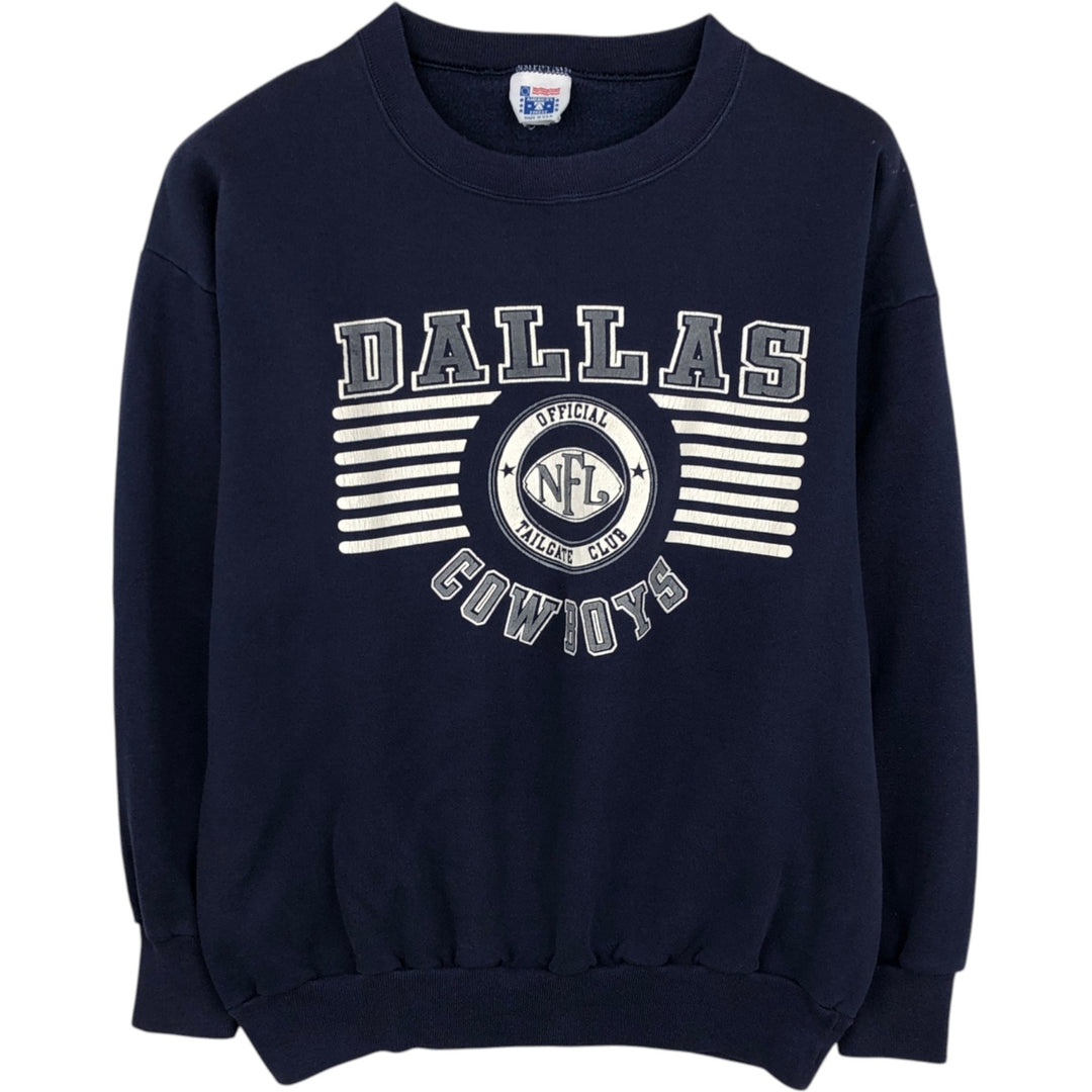 AMERICA'S FINEST NFL DALLAS COWBOYS Dallas Cowboys Print Sweatshirt, Made in USA, Men's XL (approx.) cotton navy blue type Vintage Second Hand