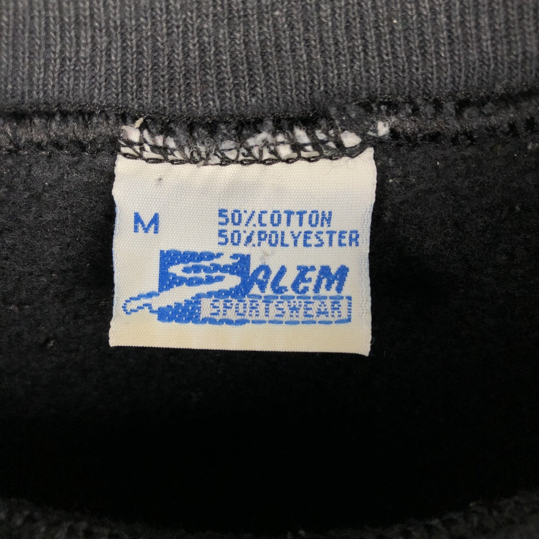 90'S Salem Sportswear NHLOLOSANGELESKINGS Los Angeles Kings Sweatshirt, Made in USA, Men's Size M (approx.) cotton black type Vintage Second Hand