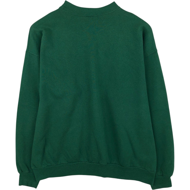 Hanes ACTIVEWEAR Printed Sweatshirt, Made in USA, Men's XXL equivalent. cotton green type Vintage Second Hand