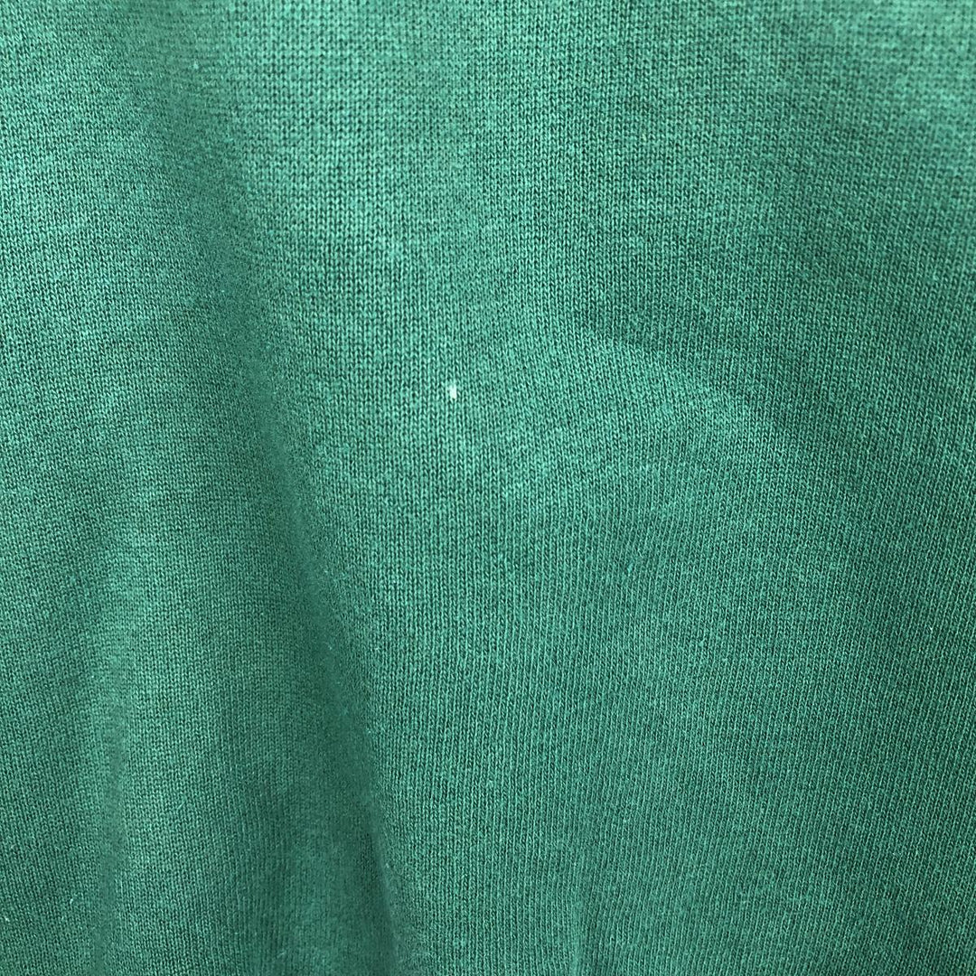 Hanes ACTIVEWEAR Printed Sweatshirt, Made in USA, Men's XXL equivalent. cotton green type Vintage Second Hand