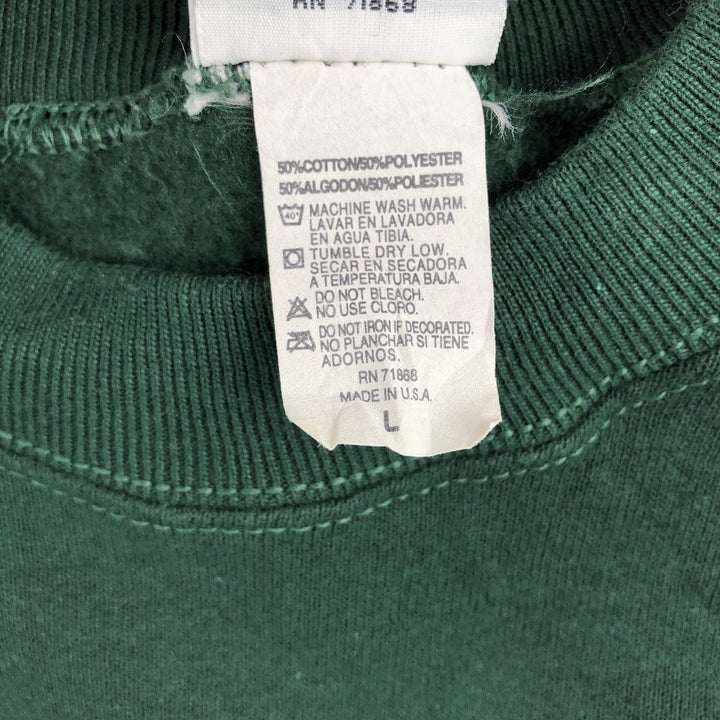 Vintage 90'S Looney Tunes Tweety character sweatshirt, Made in USA, Men's Size L cotton Green type dark green Vintage Second Hand