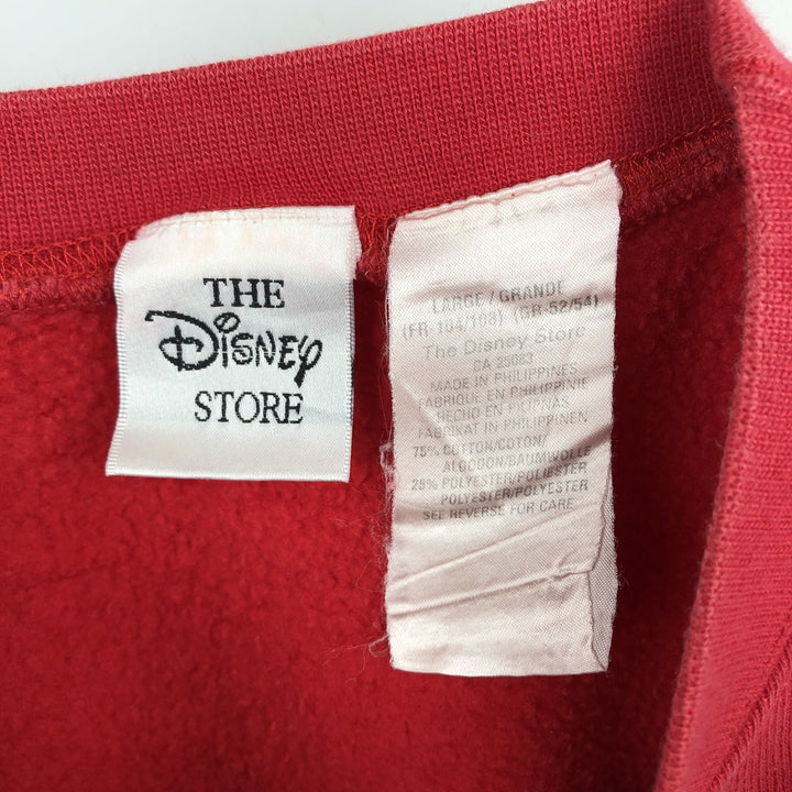 Disney Store 101 Dalmatians Character Sweatshirt, Men's Size L (Equivalent), Vintage cotton red type Vintage Second Hand