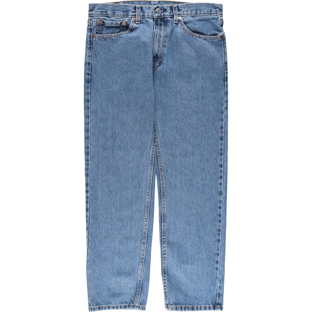 Levi's 505 tapered denim pants for men, size W34 cotton Blue type light blue Vintage Second Hand