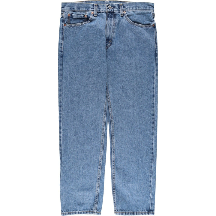 Levi's 505 tapered denim pants for men, size W34 cotton Blue type light blue Vintage Second Hand