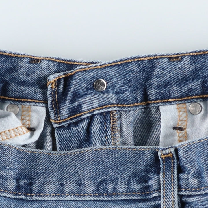 Levi's 505 tapered denim pants for men, size W34 cotton Blue type light blue Vintage Second Hand