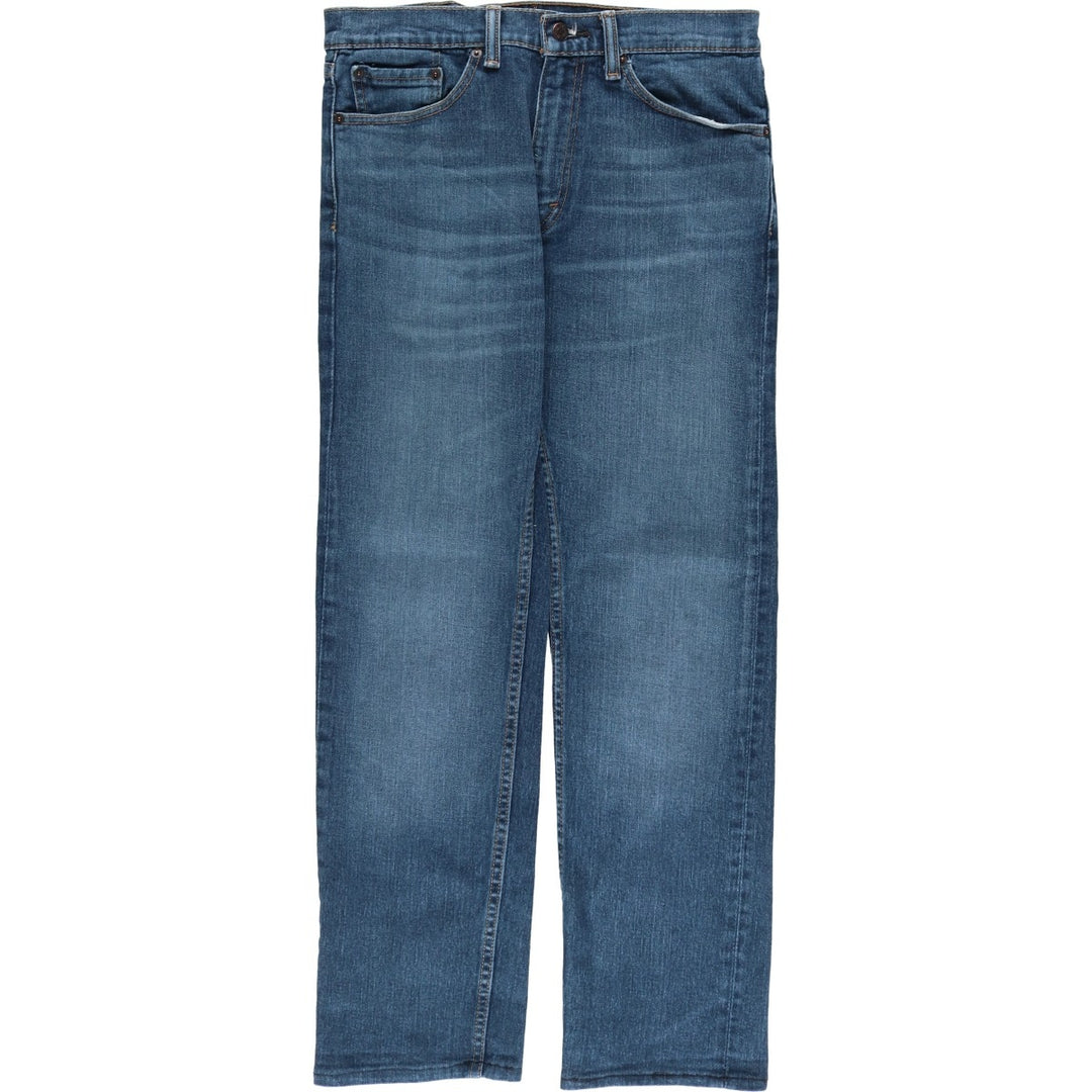 Levi's 505 tapered denim pants for men, equivalent to w32 cotton blue type Vintage Second Hand