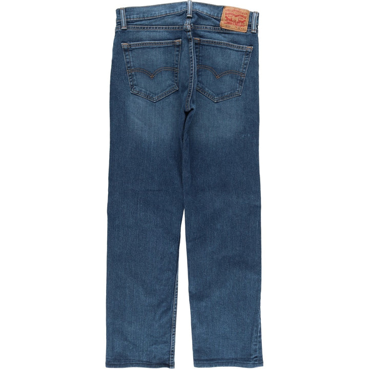Levi's 505 tapered denim pants for men, equivalent to w32 cotton blue type Vintage Second Hand