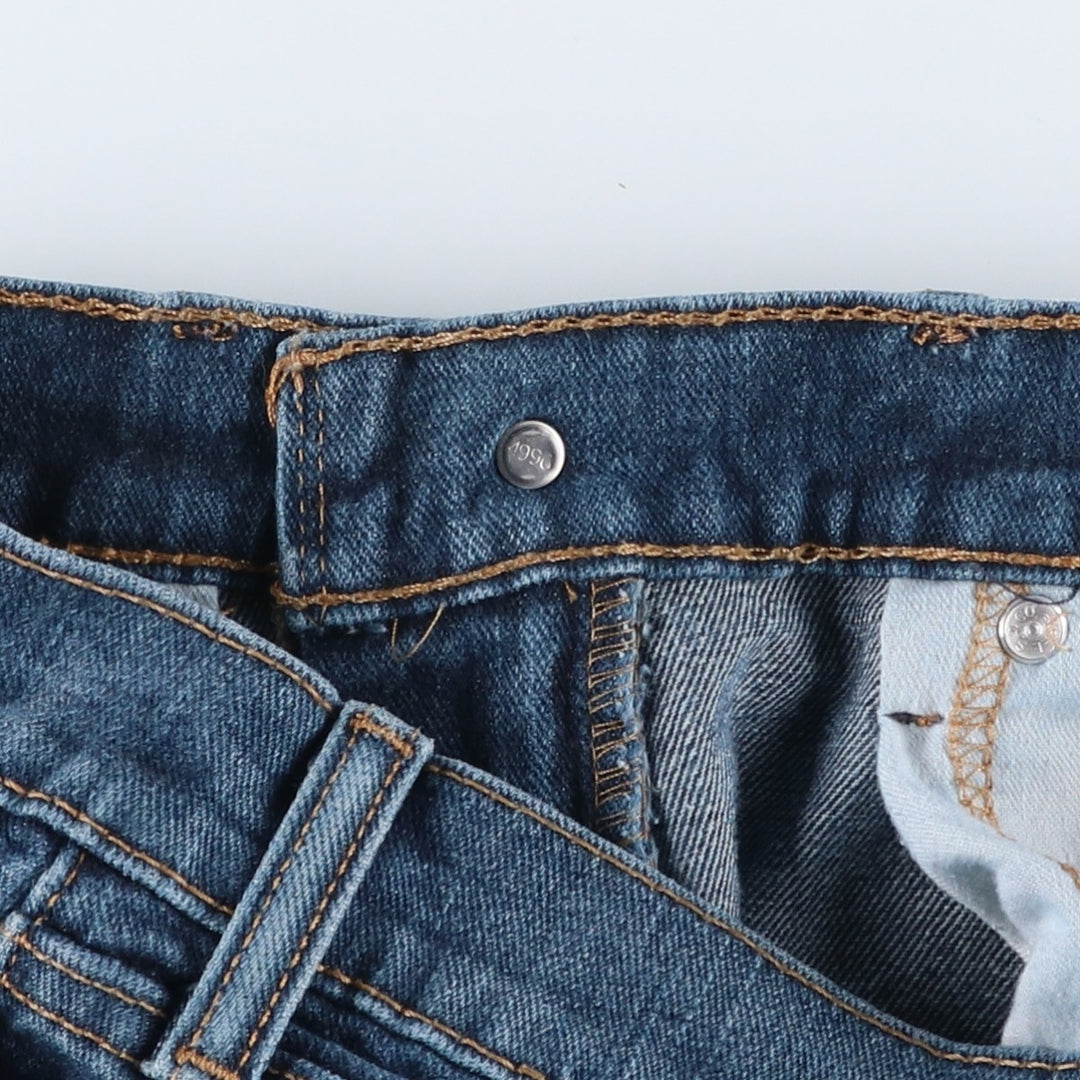 Levi's 505 tapered denim pants for men, equivalent to w32 cotton blue type Vintage Second Hand