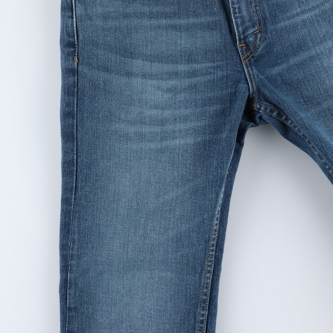 Levi's 505 tapered denim pants for men, equivalent to w32 cotton blue type Vintage Second Hand