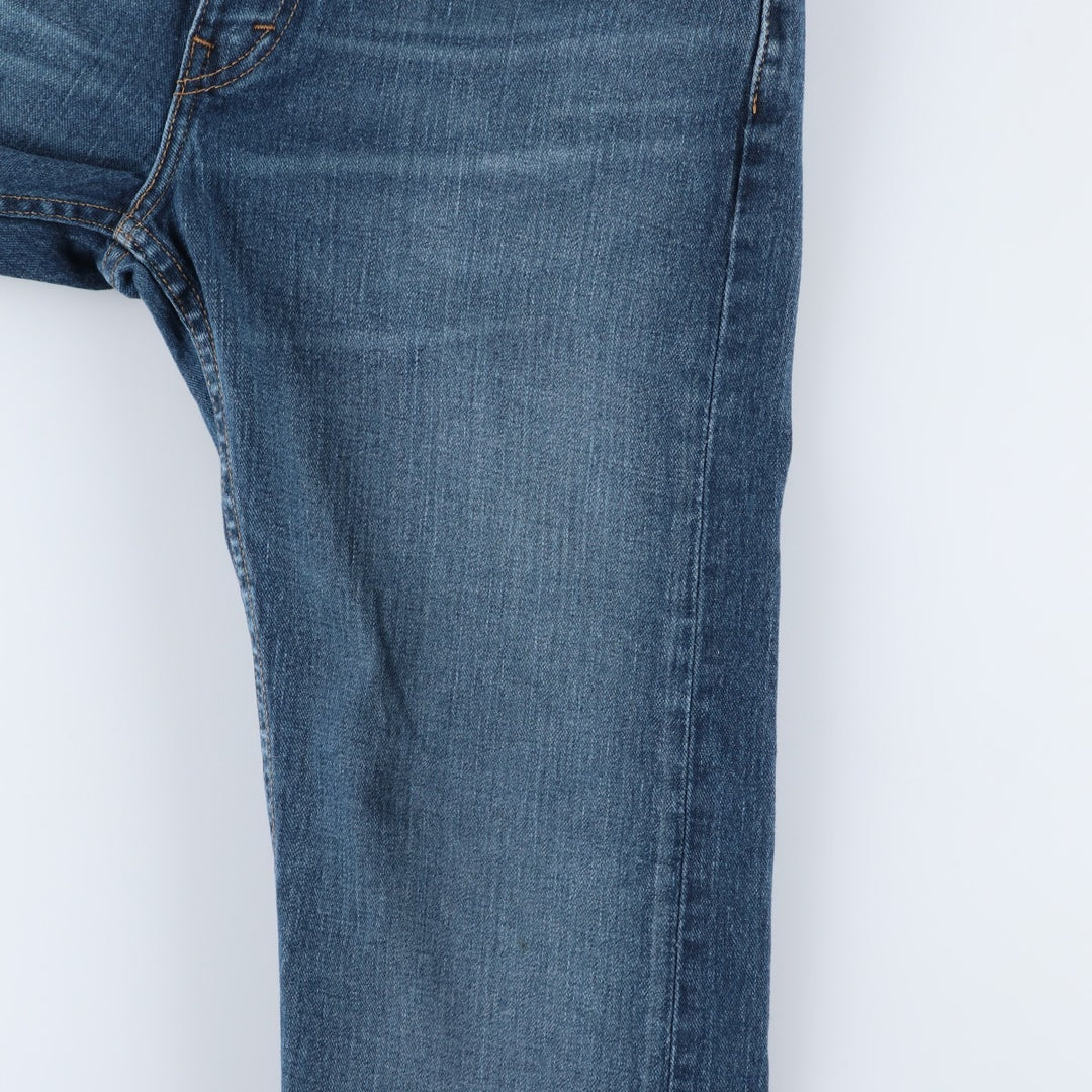 Levi's 505 tapered denim pants for men, equivalent to w32 cotton blue type Vintage Second Hand