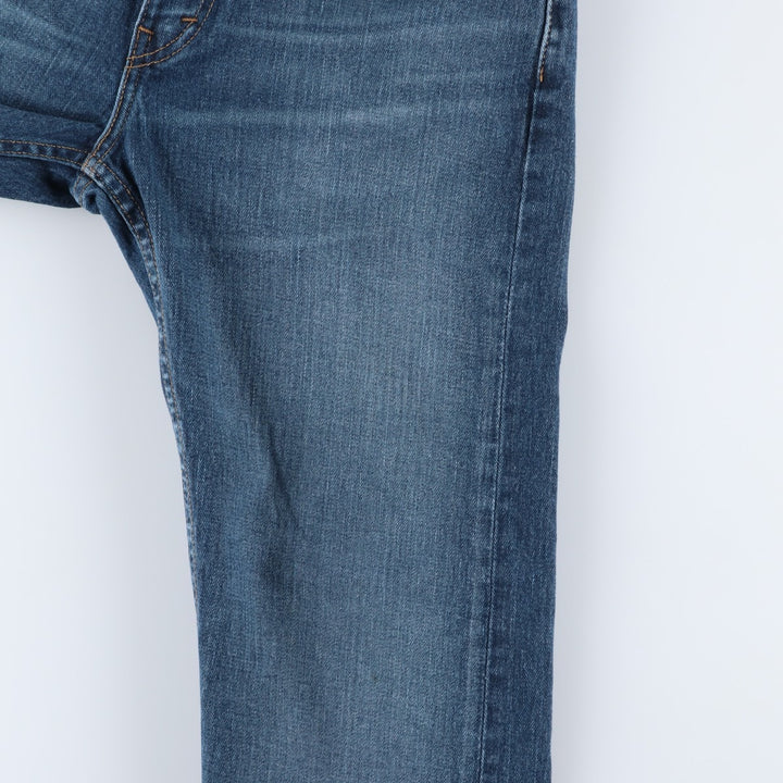 Levi's 505 tapered denim pants for men, equivalent to w32 cotton blue type Vintage Second Hand