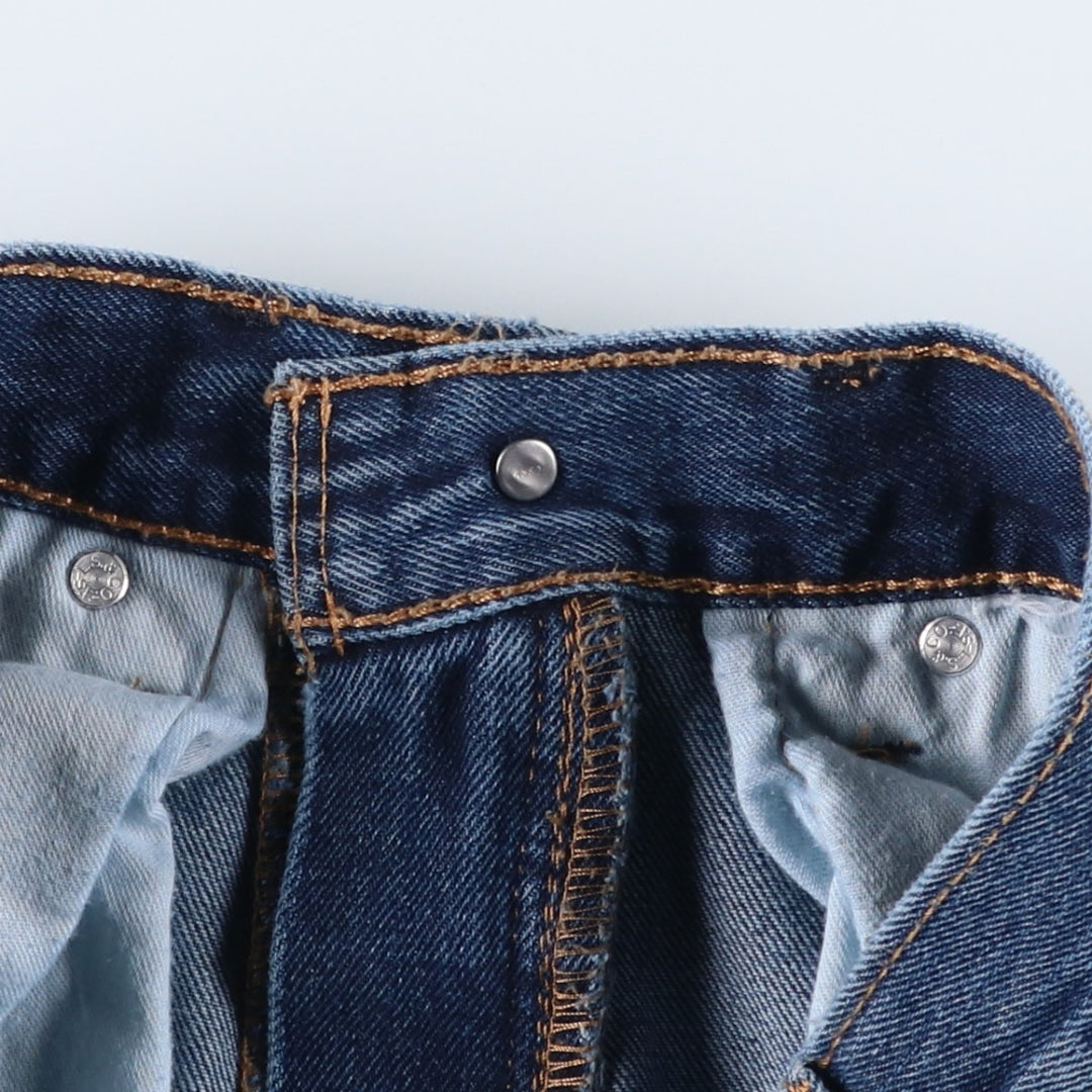 Levi's 505 tapered denim pants for men, size W34 unclear blue type Vintage Second Hand