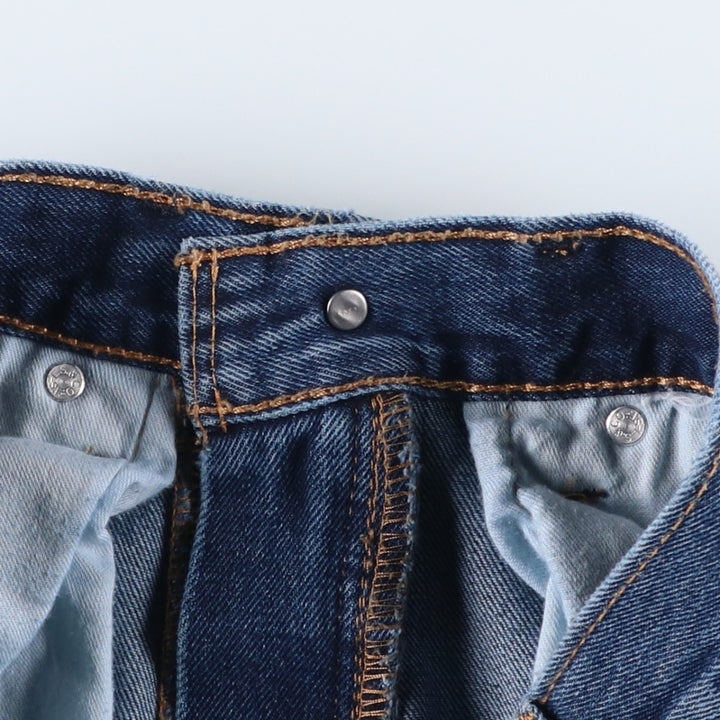 Levi's 505 tapered denim pants for men, size W34 unclear blue type Vintage Second Hand