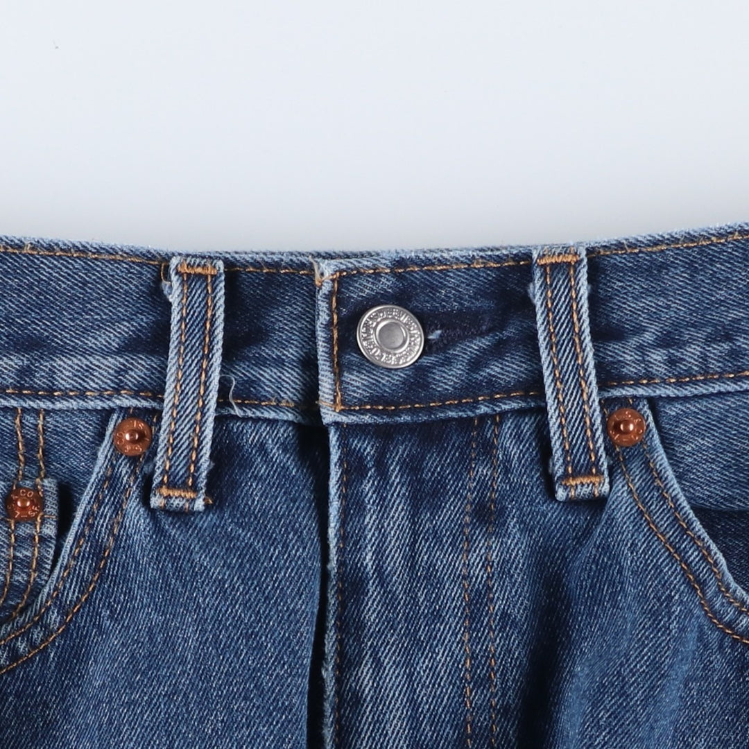 Levi's 505 tapered denim pants for men, size W34 unclear blue type Vintage Second Hand