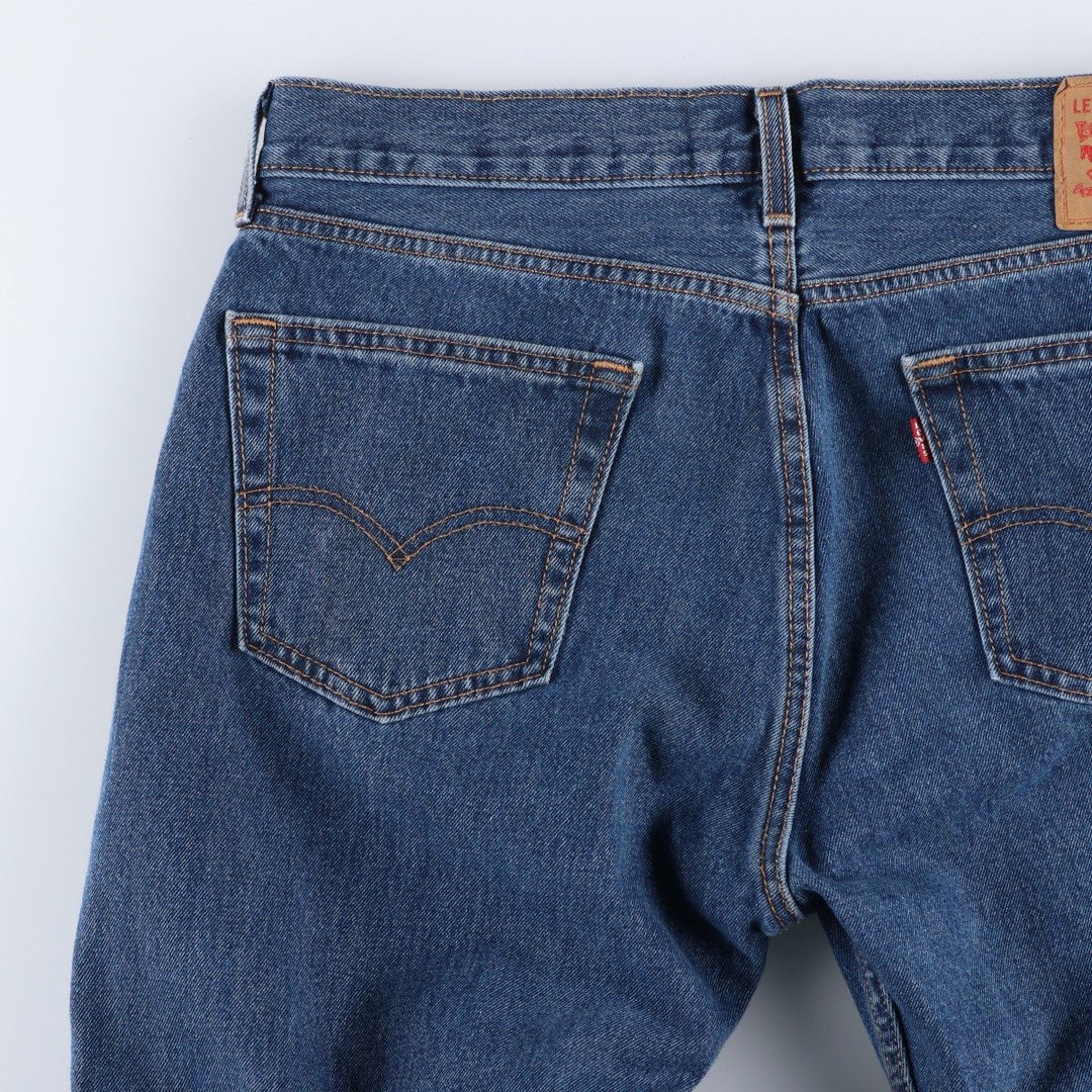 Levi's 505 tapered denim pants for men, size W34 unclear blue type Vintage Second Hand