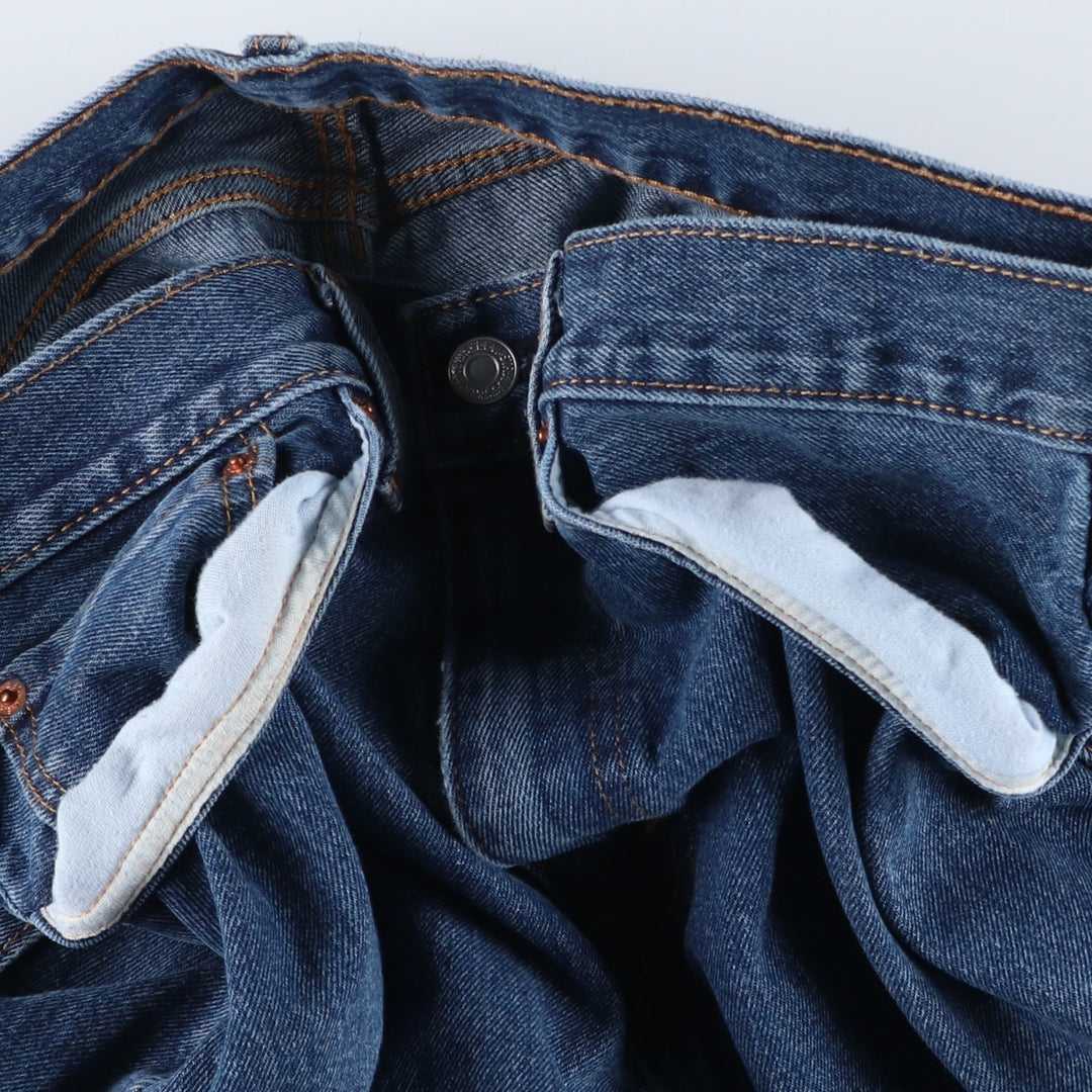 Levi's 505 tapered denim pants for men, size W34 unclear blue type Vintage Second Hand