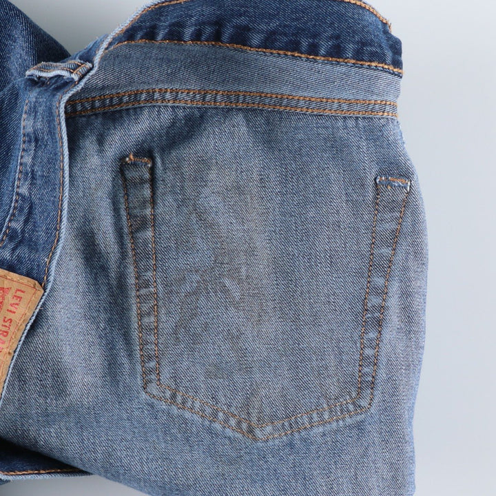 Levi's 505 tapered denim pants for men, size W34 unclear blue type Vintage Second Hand