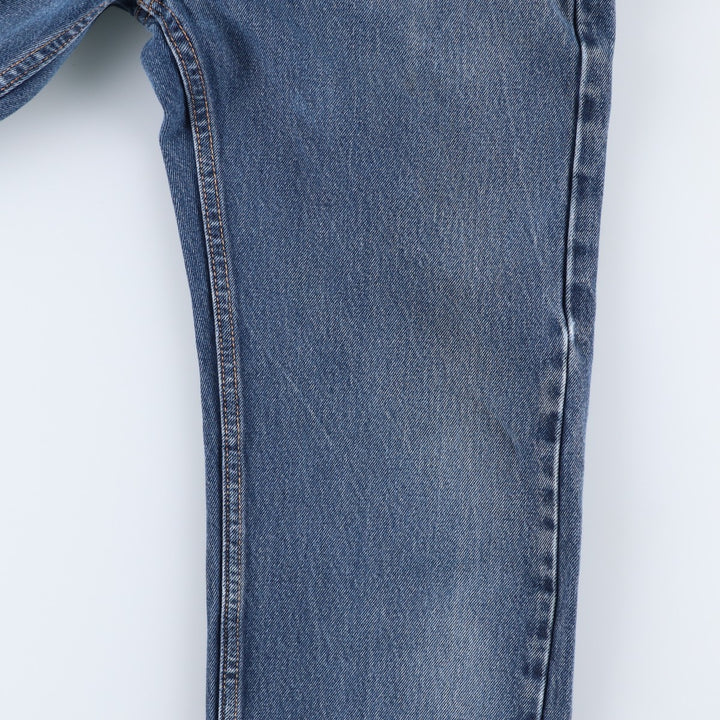 Levi's 505 tapered denim pants for men, size W33 cotton blue type Vintage Second Hand
