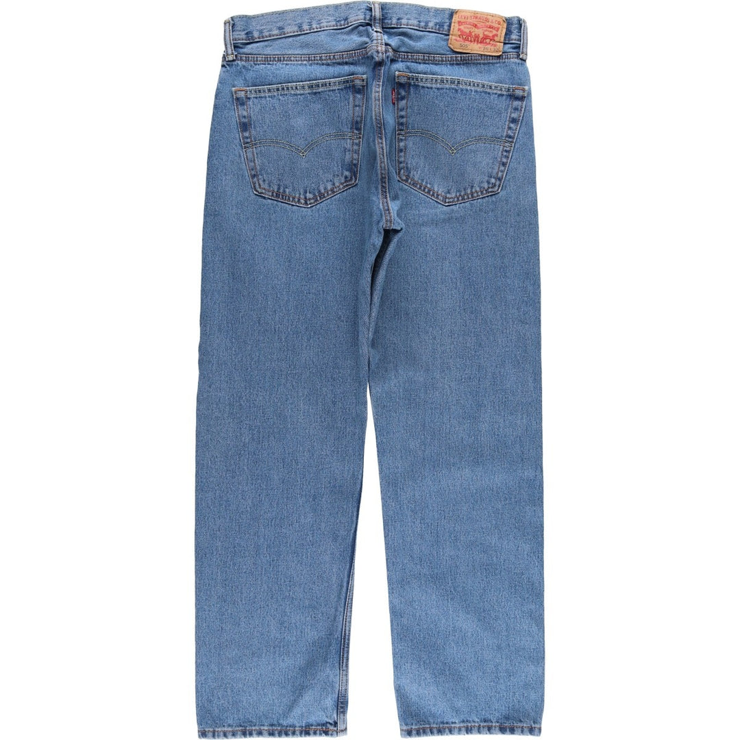 Levi's 505 tapered denim pants for men, size w36 cotton Blue type light blue Vintage Second Hand