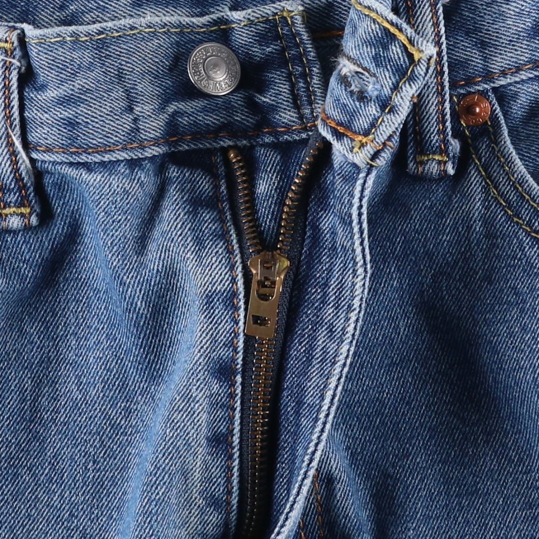 Levi's 505 tapered denim pants for men, size w36 cotton Blue type light blue Vintage Second Hand