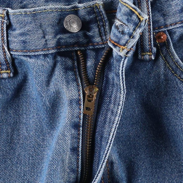 Levi's 505 tapered denim pants for men, size w36 cotton Blue type light blue Vintage Second Hand