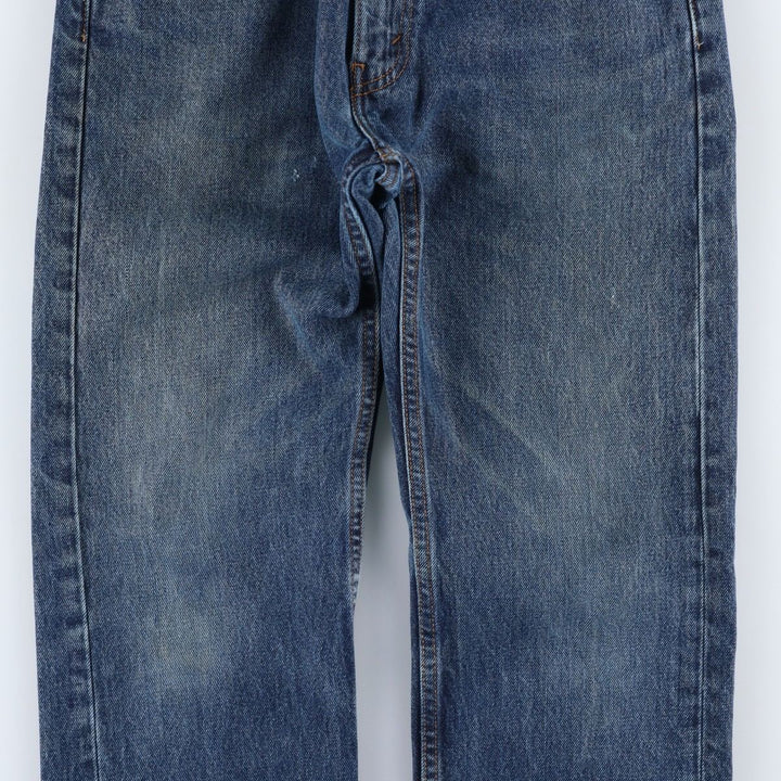 Levi's 505 tapered denim pants for men, equivalent to w32 cotton blue type Vintage Second Hand