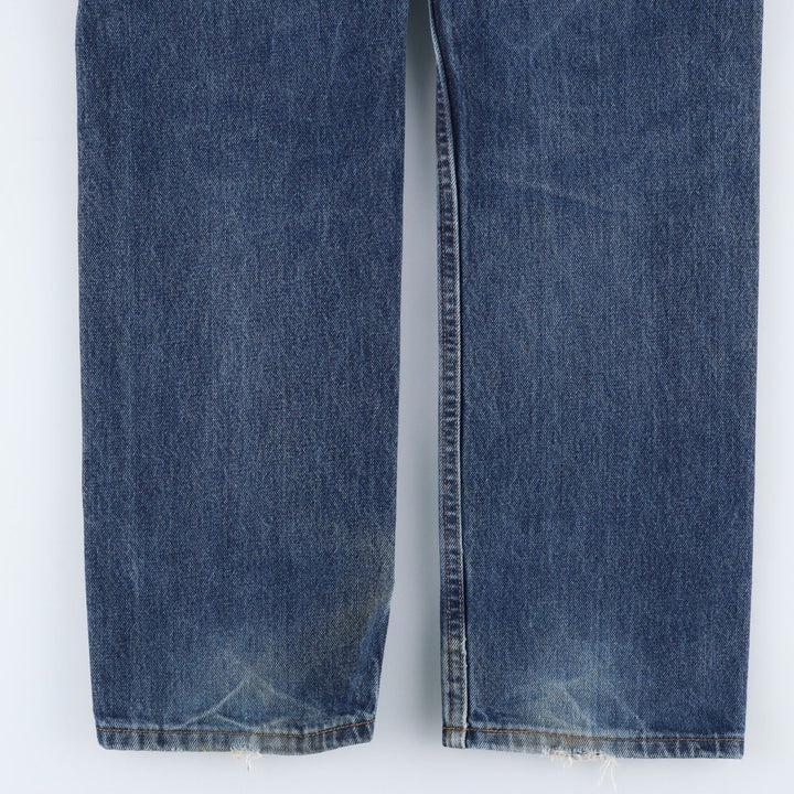 Levi's 505 tapered denim pants for men, equivalent to w32 cotton blue type Vintage Second Hand