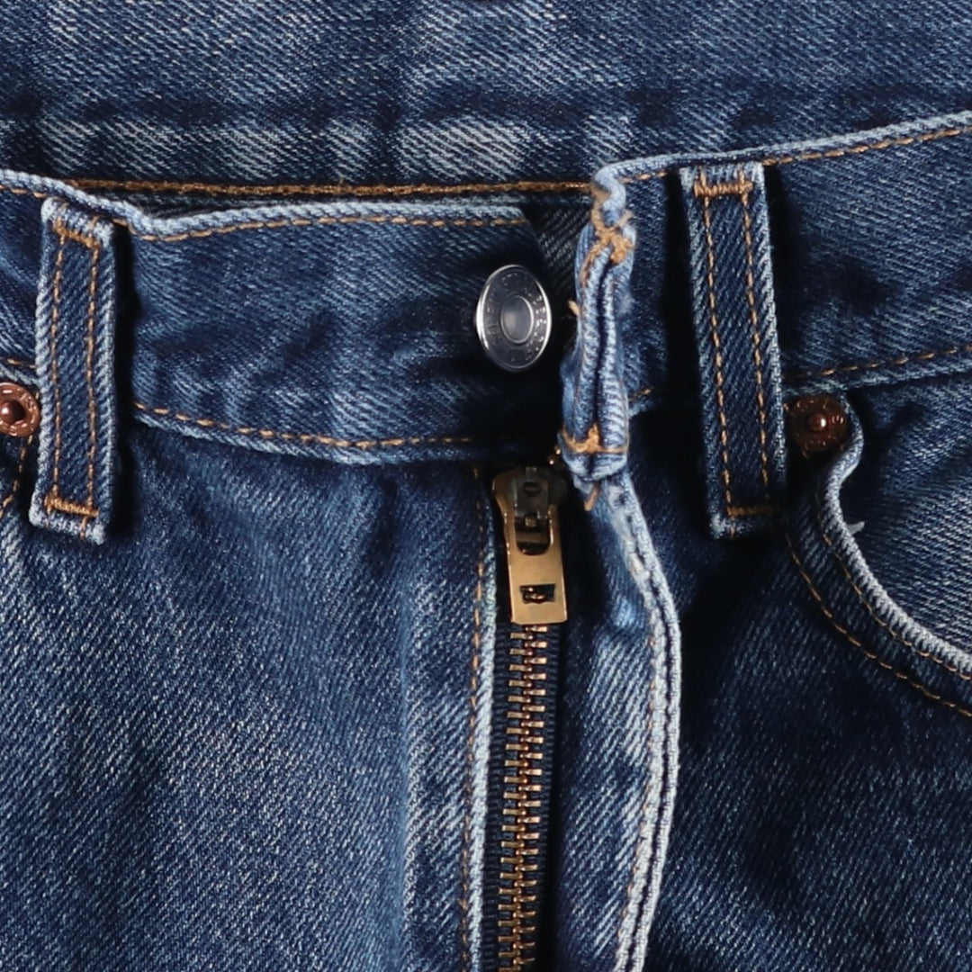 Levi's 505 tapered denim pants for men, size w37 cotton blue type Vintage Second Hand