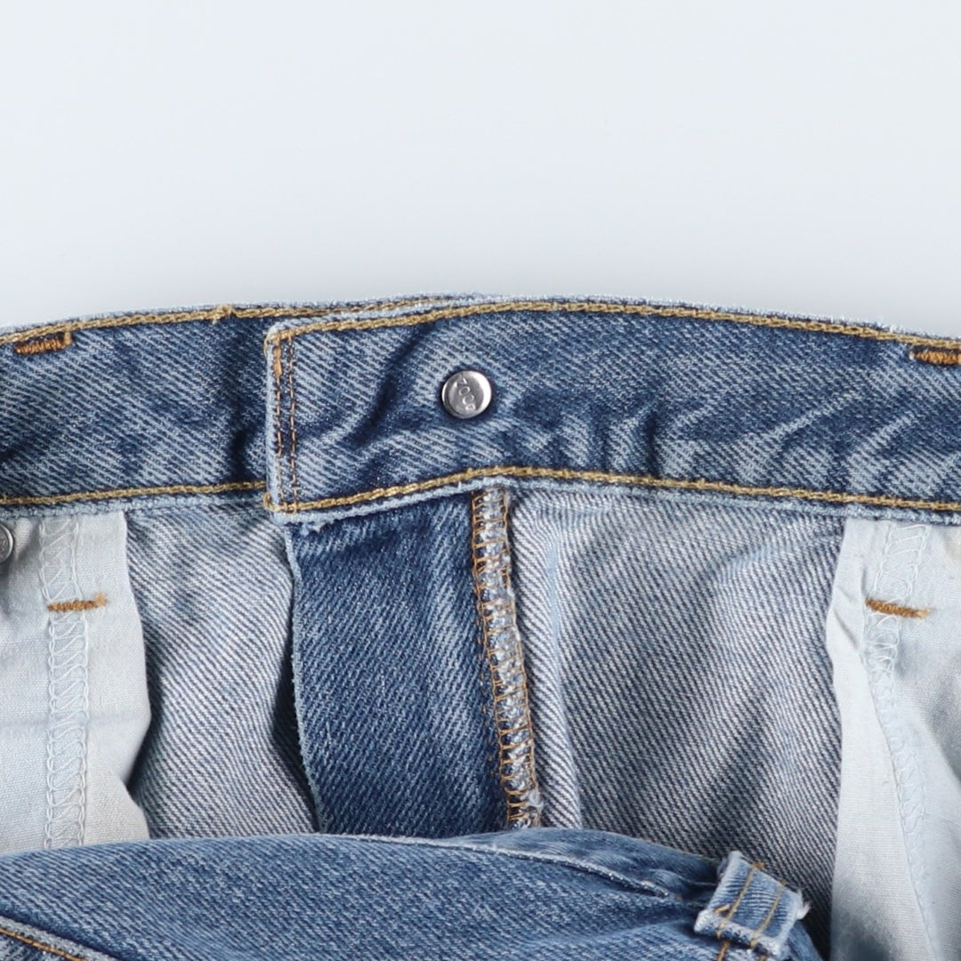 Levi's 505 REGULAR FIT tapered denim pants for men, size w36 cotton blue type Vintage Second Hand