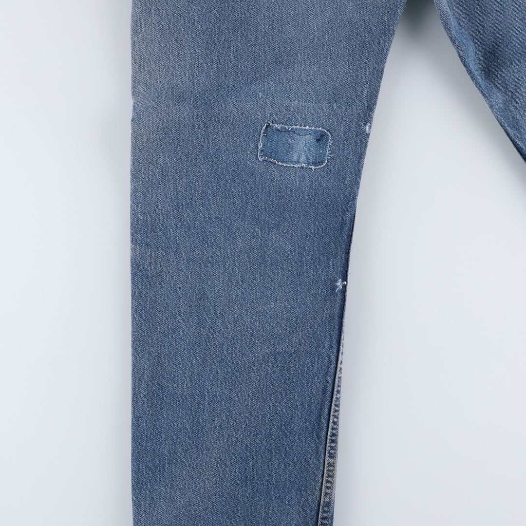 Levi's 505 REGULAR FIT tapered denim pants for men, size w36 cotton blue type Vintage Second Hand